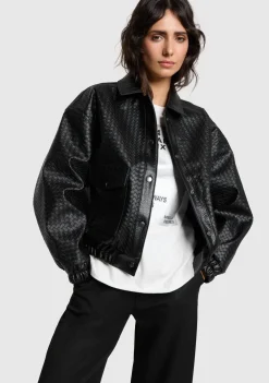 DAMES ALIX THE LABEL LEER/SUEDE JACK