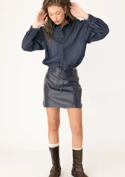 DAMES ANNA BLUE BLOUSE