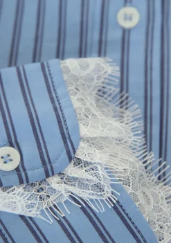 DAMES ANNA BLUE BLOUSE