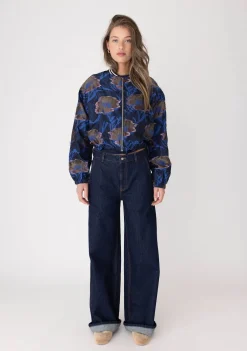 DAMES ANNA BLUE BOMBERJACK