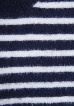 DAMES ANNA BLUE TRUI KORTE MOUW