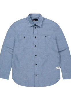 Heren BUTCHER OF BLUE OVERHEMD