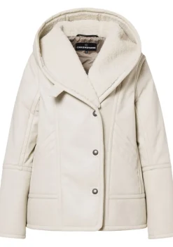 DAMES CREENSTONE LEER/SUEDE JACK