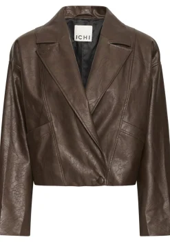 DAMES ICHI LEER/SUEDE JACK