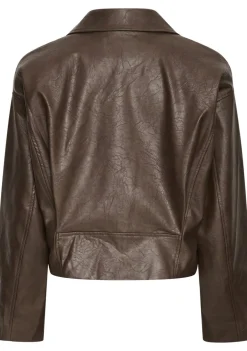 DAMES ICHI LEER/SUEDE JACK