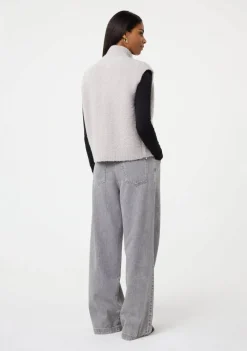 DAMES KNIT-TED GILET