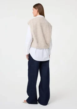 DAMES KNIT-TED GILET