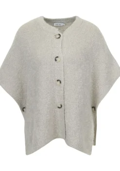 DAMES KNIT-TED PONCHO