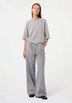 DAMES KNIT-TED TRUI KORTE MOUW