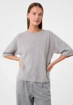 DAMES KNIT-TED TRUI KORTE MOUW