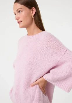 DAMES KNIT-TED TRUI KORTE MOUW