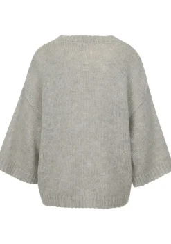 DAMES KNIT-TED TRUI KORTE MOUW