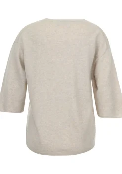 DAMES KNIT-TED TRUI KORTE MOUW
