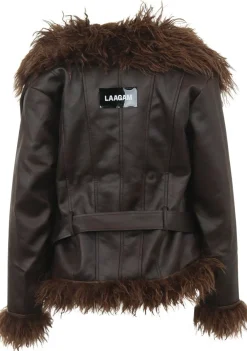 DAMES LAAGAM LEER/SUEDE JACK