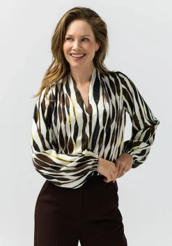 DAMES LABEL DOT BLOUSE