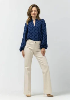 DAMES LABEL DOT BLOUSE