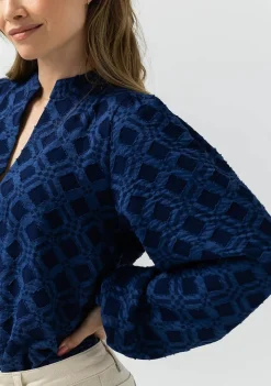 DAMES LABEL DOT BLOUSE