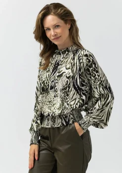 DAMES LABEL DOT BLOUSE