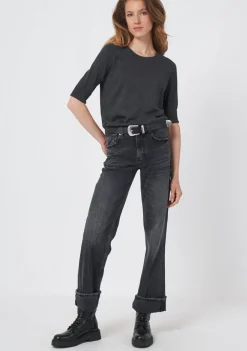 DAMES REPEAT TRUI KORTE MOUW