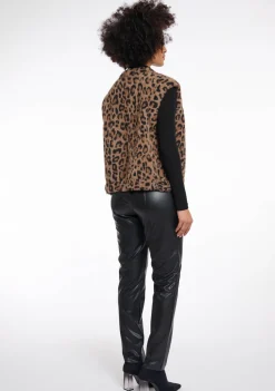 DAMES RINO EN PELLE GILET