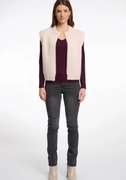 DAMES RINO EN PELLE GILET