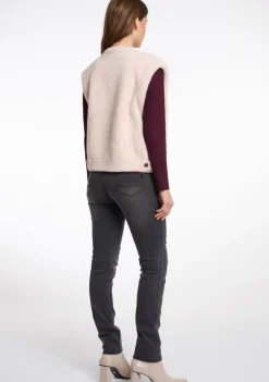 DAMES RINO EN PELLE GILET