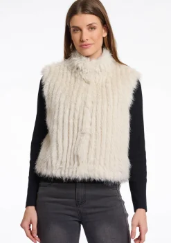 DAMES RINO EN PELLE GILET