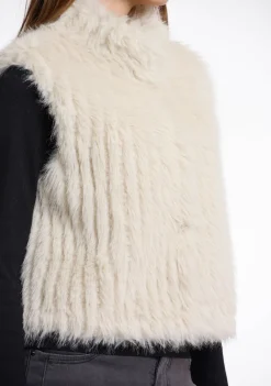 DAMES RINO EN PELLE GILET