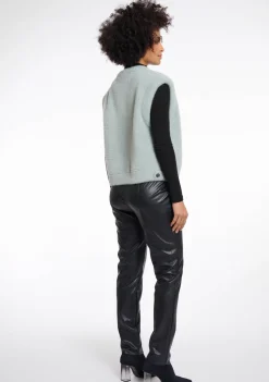 DAMES RINO EN PELLE GILET