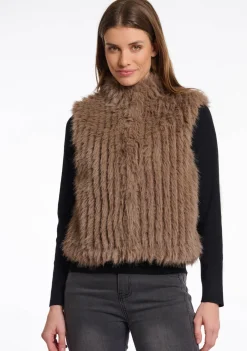 DAMES RINO EN PELLE GILET