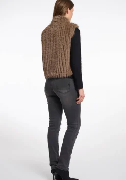 DAMES RINO EN PELLE GILET