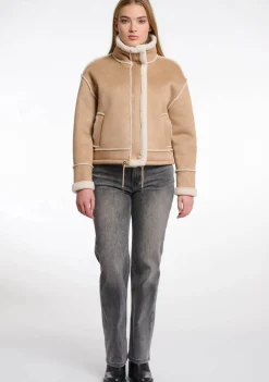 DAMES RINO EN PELLE LEER/SUEDE JACK