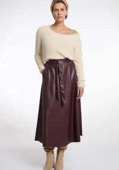 DAMES RINO EN PELLE ROK