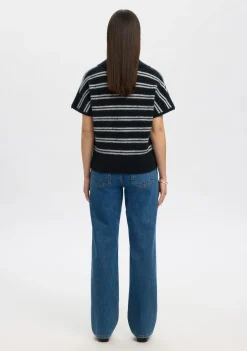 DAMES SELECTED FEMME TRUI KORTE MOUW