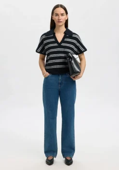 DAMES SELECTED FEMME TRUI KORTE MOUW