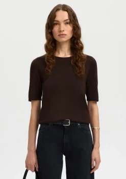 DAMES SELECTED FEMME TRUI KORTE MOUW