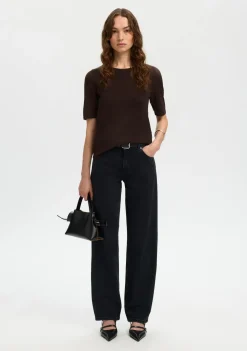 DAMES SELECTED FEMME TRUI KORTE MOUW