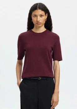 DAMES SELECTED FEMME TRUI KORTE MOUW