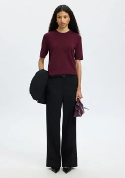 DAMES SELECTED FEMME TRUI KORTE MOUW