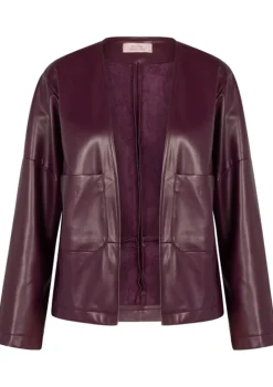 DAMES STUDIO ANNELOES LEER/SUEDE JACK