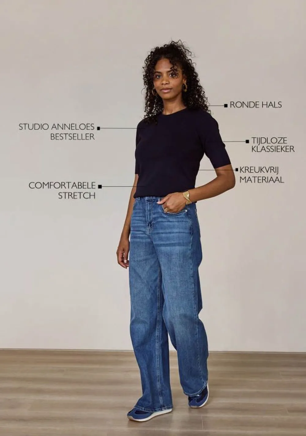 DAMES STUDIO ANNELOES TRUI KORTE MOUW