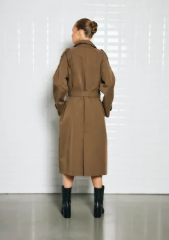 DAMES WITH BLACK TRENCHCOAT