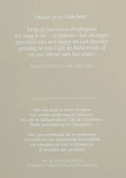 DAMES ZIJ VAN RINSMA CADEAUBON